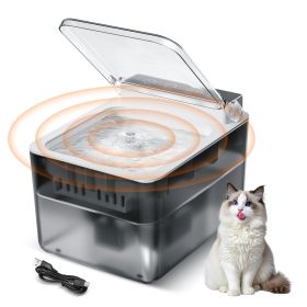 Wired Automatic Pet Fountain Dog Water Dispenser Automatic Sensing Function (Option: 3L)