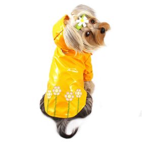 Polka Dots & Daisies Raincoat with Cotton Lining (size: S)